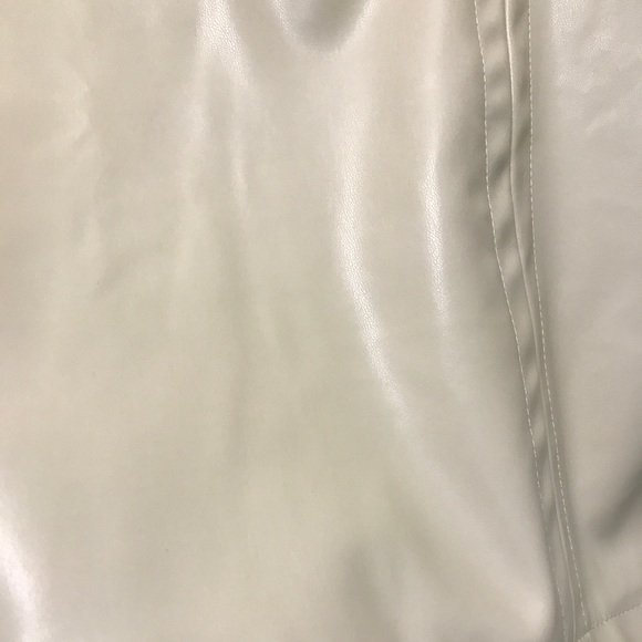 NWT First Love Faux Leather Top - Picture 4 of 6